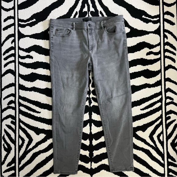 Ann Taylor The Skinny Jeans In Gray Size 14 - Picture 6 of 12